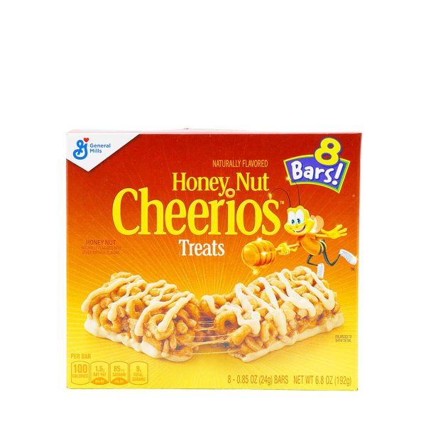 Honey Nut Cheerios Treats 8 Bars x 24g For Discount