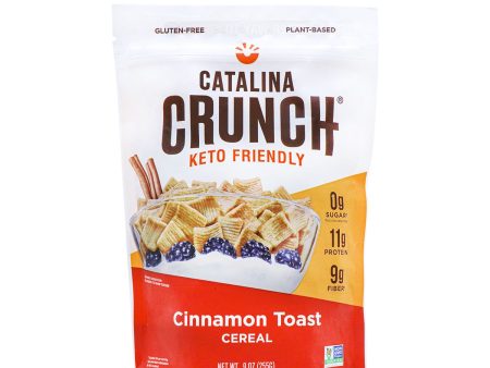 Catalina Crunch Keto Friendly Cinnamon Toast Cereal 9oz For Discount