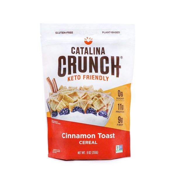 Catalina Crunch Keto Friendly Cinnamon Toast Cereal 9oz For Discount