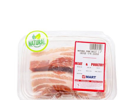 Natural Pork Belly 1.5   1.2lb Online