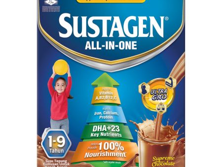 Sustagen All In One (Chocolate) Milk Powder 600g Hot on Sale