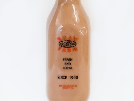 Shaw Farm - Chocolate Milk, quart returnable bottle Supply