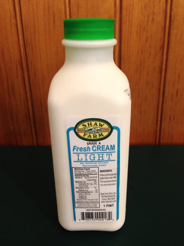 Shaw Farm - Light Cream, pint plastic Online now