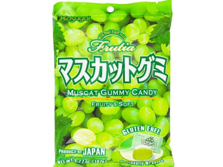 Kasugai Muscat Gummy Candy 3.77oz Fashion