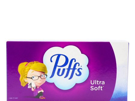 Puffs Ultra Soft 124 2-Ply Facial Tissue 21.3cm x 20.8cm on Sale