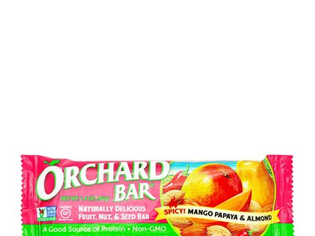 Orchard Bar Fruit, Nut, & Seed Bar Spicy! Mango Papaya & Almond 1.4oz on Sale