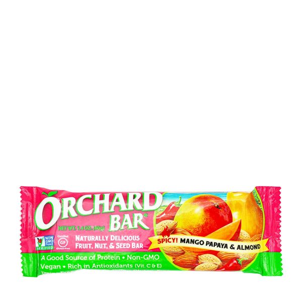 Orchard Bar Fruit, Nut, & Seed Bar Spicy! Mango Papaya & Almond 1.4oz on Sale