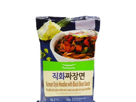 Pulmuone Korean Style Noodles with Black Bean Sauce 22.57oz Online Hot Sale