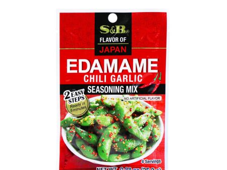 S&B Edamame Chili Garlic Seasoning Mix 0.88oz Online