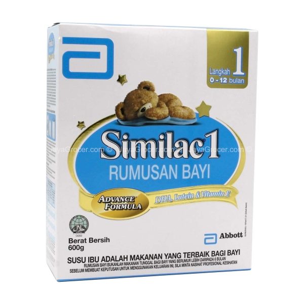 Similac 1 Step 1 Infant Formula Milk Powder 600g Supply