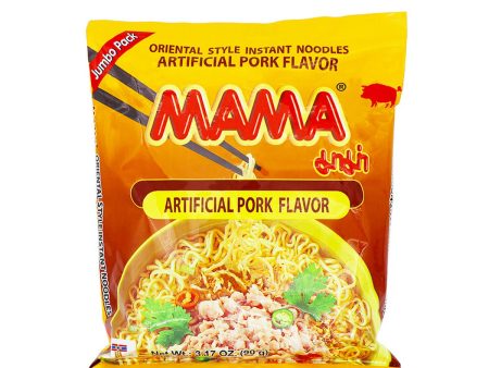 Mama Oriental Style Instant Noodles Artificial Pork Flavor 3.17oz Online now