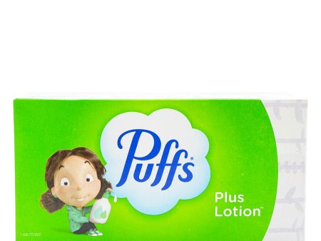 Puffs Plus Lotion 124 2-Ply Facial Tissue For Cheap