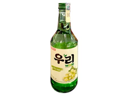 Woori Korean Soju Green Grape 16% 360ml Discount