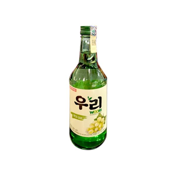 Woori Korean Soju Green Grape 16% 360ml Discount