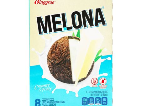 Binggrae Melona Coconut 8 Bars x 70ml, 19fl.oz For Sale