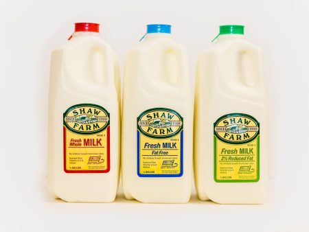 Shaw Farm - Fat Free Milk, half-gallon plastic Fashion