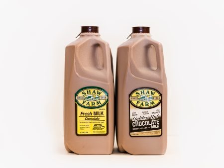 Shaw Farm - Chocolate Milk, half gallon plastic Supply