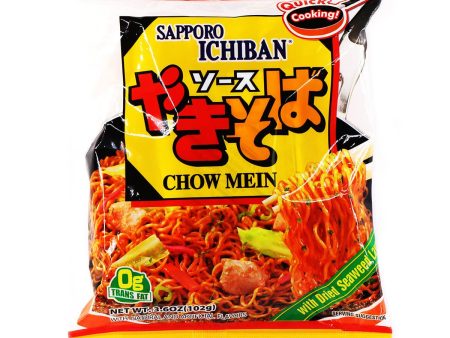 Sapporo Ichiban Chow Mein with Dried Seaweed Laver 3.6oz Online Hot Sale