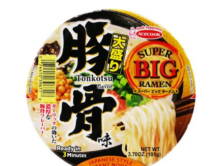 Acecook Super Big Ramen Tonkotsu Flavor 3.7oz Hot on Sale