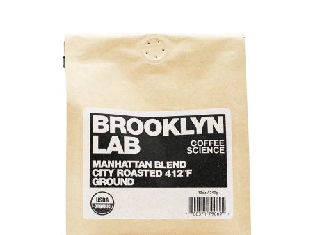 Brooklyn Lab Manhattan Blend City Roasted 412F Ground Coffee 12oz Discount