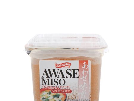 Shirakiku Awase Miso Paste White & Red 26.45oz Online now