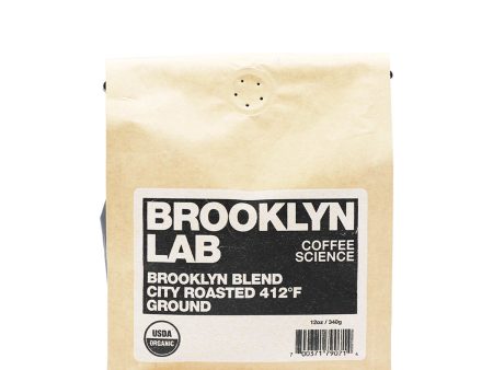 Brooklyn Lab Brooklyn Blend City Roasted 412F Ground Coffee 12oz Online Sale