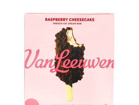 Van Leeuwen Raspberry Cheesecake French Ice Cream Bar 4 Bars, 9.2fl.oz Online Sale