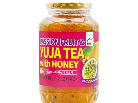 Haio Passion Fruit & Yuja Tea with Honey 2.2lb For Sale