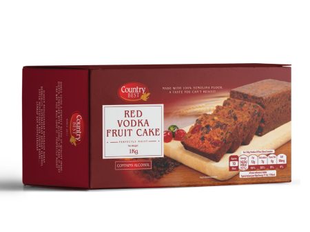 (Non Halal) Country Best Red Vodka Fruit Cake 1kg Fashion