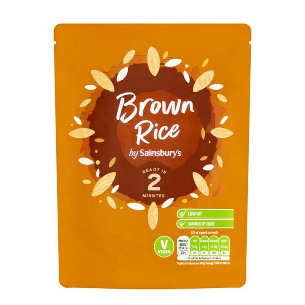 Sainsburys Brown Rice 250g Supply