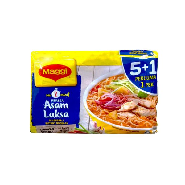 Maggi Mi Asam Laksa 78g x 5 +1 Hot on Sale