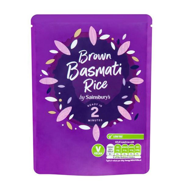 Sainsburys Brown Basmati 250g Sale