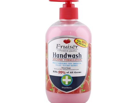 Fruiser Moisturising Hand Wash Strawberry Scent 500ml Online now