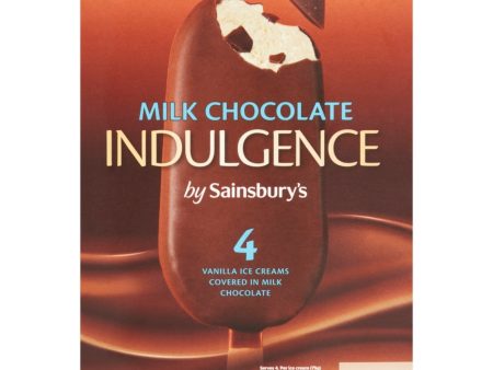 Sainsburys Milk Chocolate Indulgent Stick 110ml Discount