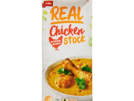 Coles Liquid Stock Real Chicken 1L on Sale