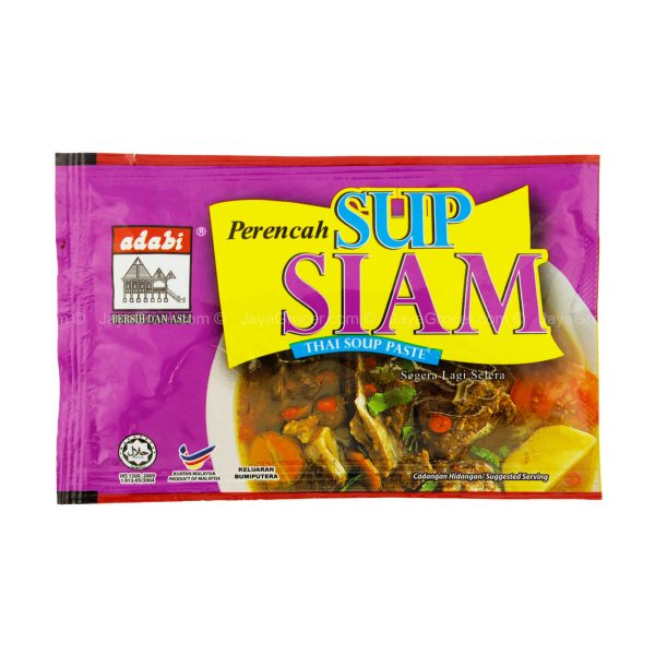 Adabi Perencah Sup Siam (Thai Soup Paste) 40g Supply