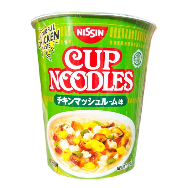 Nissin Cup Noodles Chicken Mushroom 70g Supply