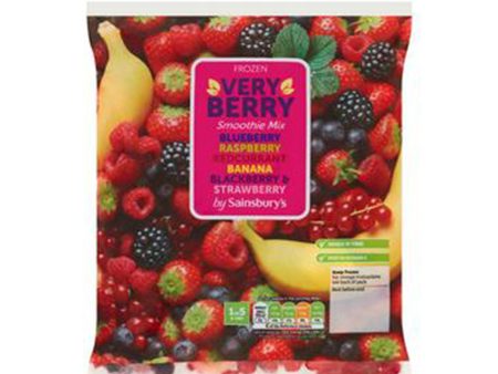 Sainsburys Very Berry Smoothie Mix 450g Discount