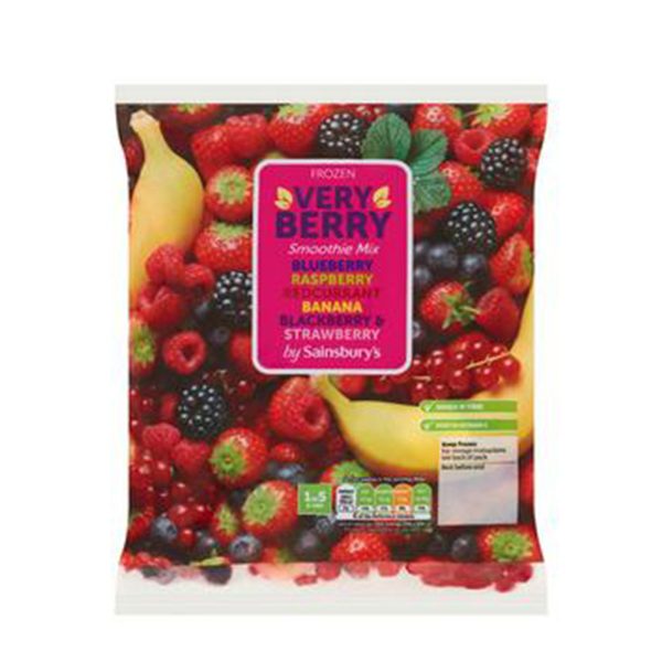 Sainsburys Very Berry Smoothie Mix 450g Discount