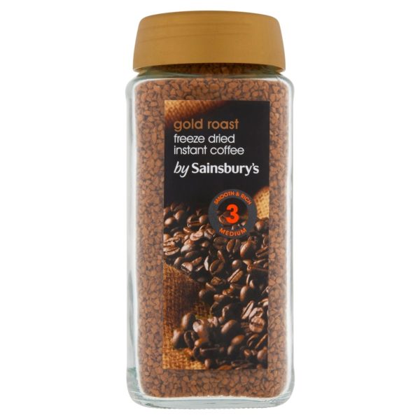 Sainsburys Gold Roast Instant Coffee 200g Fashion