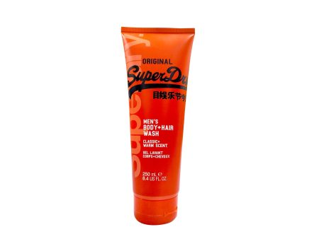 Superdry Mens Original Body Plus Hair Wash 250ml on Sale