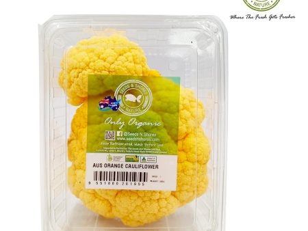 Organic Orange Cauliflower (Australia) 300g For Sale