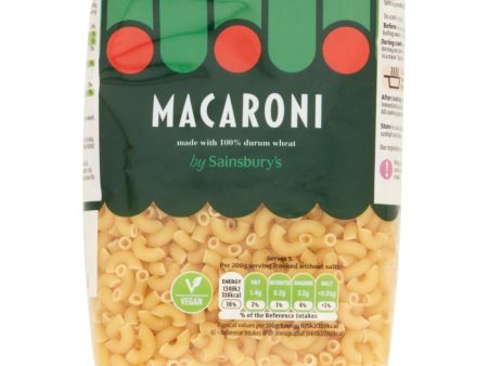 Sainsburys Macaroni 500g Supply