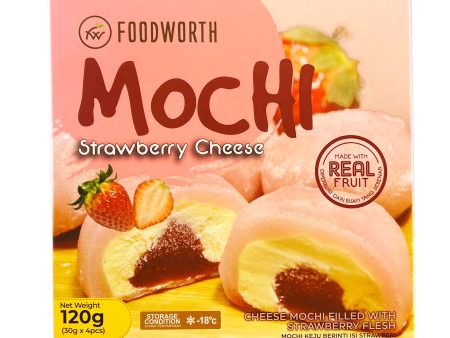 Foodworth Strawberry Cheese Mochi 120g Online Hot Sale