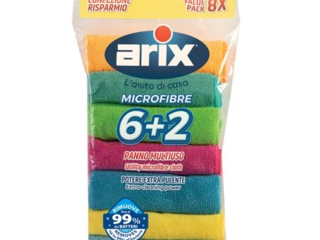 Arix Microfibre Cloth 6+2pcs pack For Sale