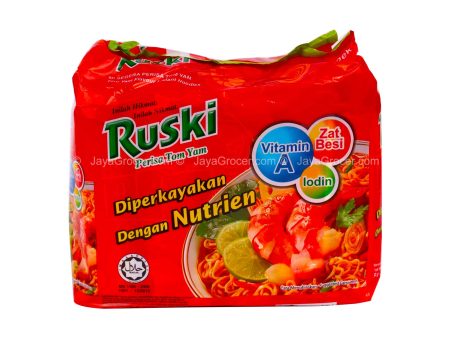 Ruski Tom Yam Flavored Instant Noodles 80g x 5 Online now