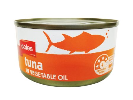 Coles Tuna In Vegetable Oil 185g Fashion