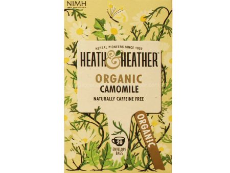 Heath & Heather Organic Camomile Tea Envelope 20pcs pack Discount