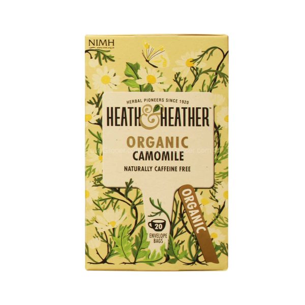 Heath & Heather Organic Camomile Tea Envelope 20pcs pack Discount