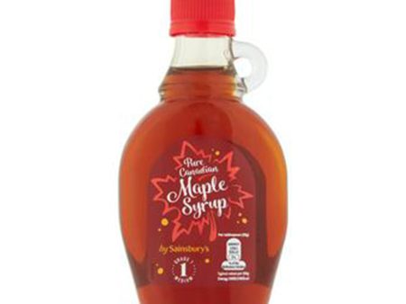 Sainsburys Taste The Difference Pure Can Red Maple Syrup 250g Hot on Sale